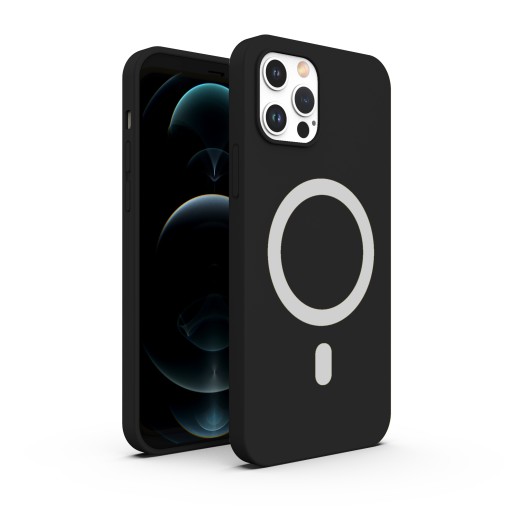 Премиальный корпус силиконовый magsafe для iPhone 12 Pro Max