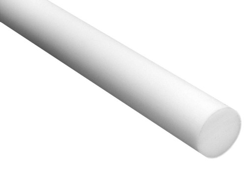Wałek Teflonowy Teflon PTFE Tarflen Pręt fi.30x1000mm Polimer Fluorowy