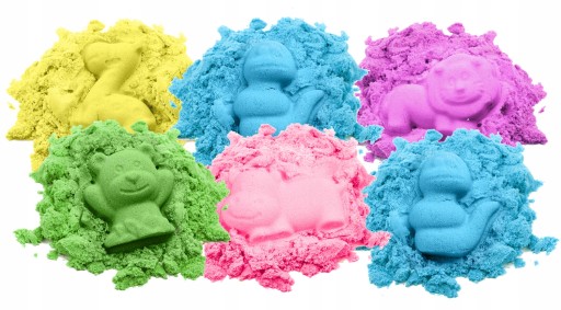 BibiMoon Kinetic Sand 6 кг НАБОР ПЕСОЧНЫХ ЯЩИКОВ ФОРМАТЫ