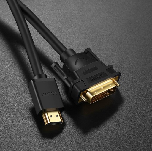Кабель HDMI-DVI 4K 60Гц 30AWG 1м черный