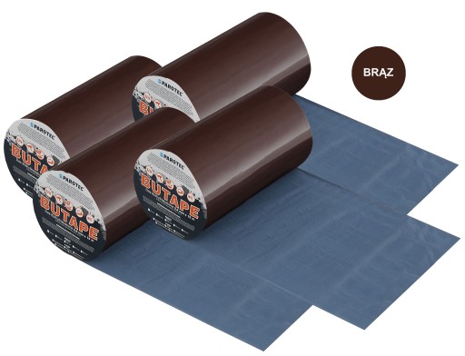 BUTAPE Taśma Butylowa Dekarska uszczelniająca Dach i Okna 75mm x10m - BRĄZ