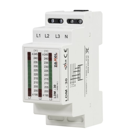 ZAMEL EXTA WSKAŹNIK NAPIĘCIA 3F 230/400V AC LDM-30