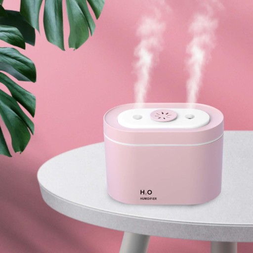 Увлажнитель воздуха с диффузором и светодиодной подсветкой Aroma Pink.