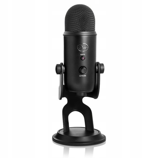 Конденсаторный USB-микрофон Blue Yeti — черный