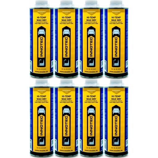 Бесцветный сухой воск INNOTEC Hi-Temp Wax Pro 8L Уход за шасси