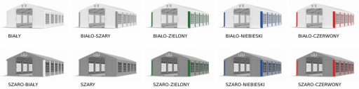 6x10m 2-3,09m Namiot handlowy ogrodowy wzmocniony