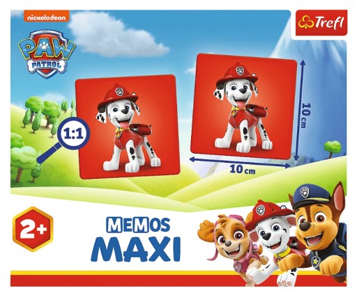 ИГРА НА ПАМЯТЬ Memos maxi PAW Patrol для мальчика
