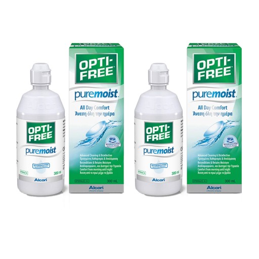 2 x ЖИДКОСТЬ ДЛЯ ЛИНЗ OPTI FREE PUREMOIST 300 МЛ
