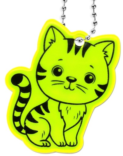 Светоотражающий кулон Светоотражающий брелок CAT