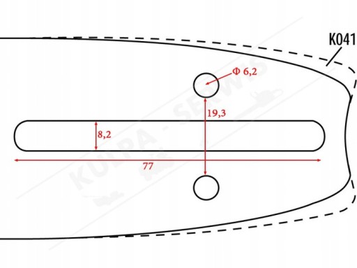 Prowadnica 14'' 35cm 3/8'' 1.3 OREGON 140SXEA041 do PARTNER