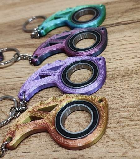 Keyspinner Keyrambit+DRAGON CRYSTAL BABY DRAGON TikTok - ЗОЛОТО