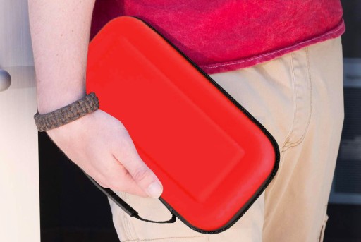 УЛУЧШЕННЫЙ ЧЕХОЛ ДЛЯ NINTENDO SWITCH OLED RED