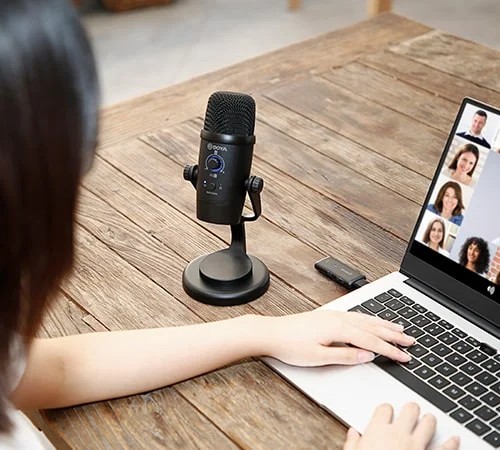 Конденсаторный USB-микрофон со студийным мониторингом
