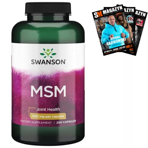 SWANSON MSM 250 капсул ОРГАНИЧЕСКИЙ СЕРА КОЛЛАГЕН