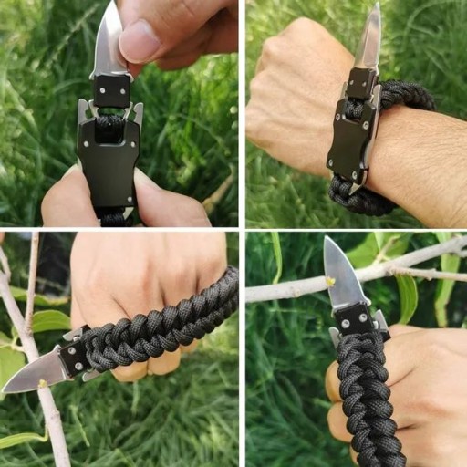 БРАСЛЕТ ПАРАКОРДНЫЙ НОЖ OUTDOOR SURVIVAL JL108