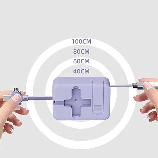 USB-кабель 3 в 1, куб, черный, ЗАТКНИТЕСЬ