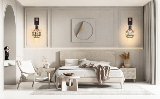 LAMPA KINKIET ŚCIENNY DREWNO LOFT VINTAGE SALON SYPIALNIA SCHODY HOL