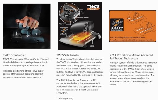 Thrustmaster TWCS — дроссельная заслонка для ПК