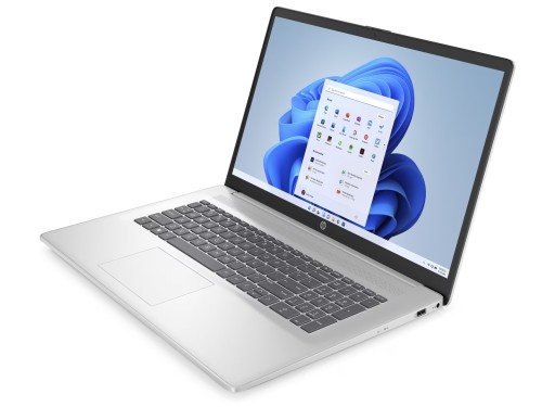 Srebrny laptop HP 17 i3-1125G4 Quad Core 16GB 1TB SSD NVMe HD+ Windows 11