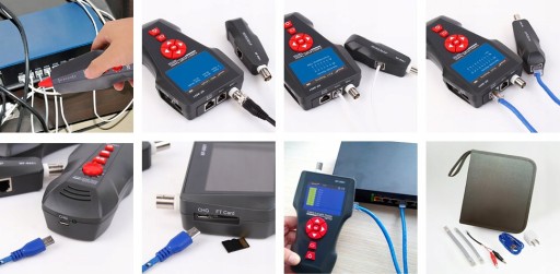 Кабельный тестер Noyafa NF-8601W с поиском пар