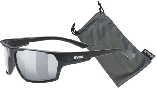 Очки Uvex SPORTSTYLE 233 P черные матовые 2250