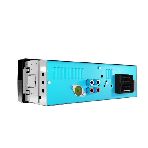 Автомобильный радиоприемник Bluetooth 1-DIN USB AUX SD Микрофон Пульт дистанционного управления Комплект батарей