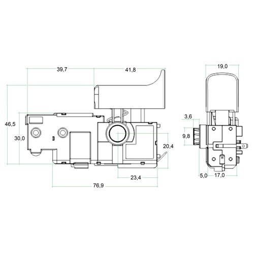 Wyłącznik Bosch GBH 2-26 E GBH 2-26 DE