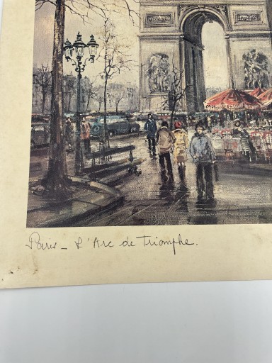 Парижская литография, издание Lutece 1981 года: Beris P'tre de Triomphe.