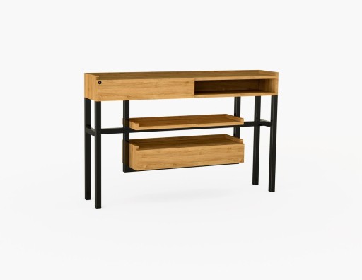 KONSOLA 90 cm DREWNO LITE DĄB OLCHA SKD-296