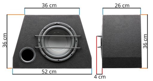 Audio Bass Bass Bass Bass 25 см + Кабели с усилителем 1200 Вт 10 мм2 кабели
