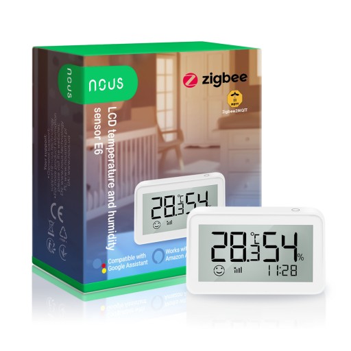 Датчик влажности и температуры ZigBee NOUS E6