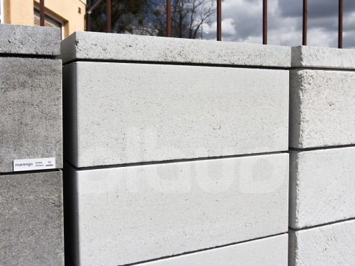 Блоки заборные JONIEC ROMA HORIZON 500x200x200 БЕЛЫЙ