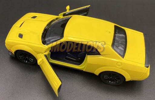 Dodge Challenger Srt Hellcat 1:24 Motormax 79350 желтый