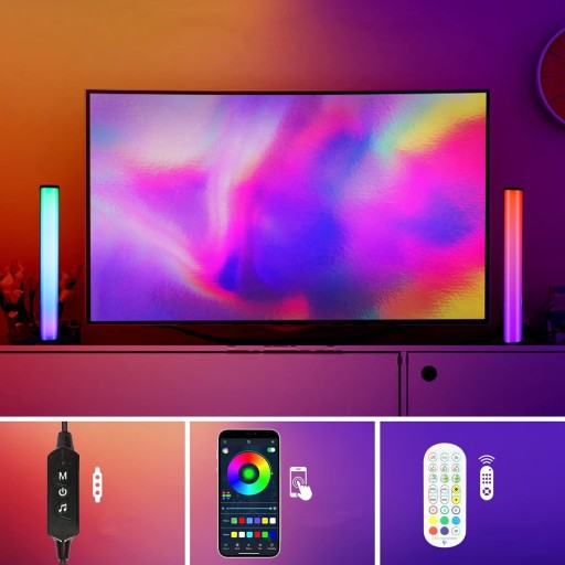 УМНАЯ СВЕТОДИОДНАЯ ЛЕНТА, RGB СВЕТЫ ДЛЯ УКРАШЕНИЯ КОМНАТЫ ИГРОВОГО ТВ, ПК