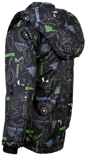 KOMBINEZON ZIMOWY J-343C8 DWUCZĘŚCIOWY PUCHOWY + POLAR 122