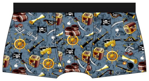Bokserki chłopięce Cornette 700/135 Pirates r. 158/164 piracki wzór jeans