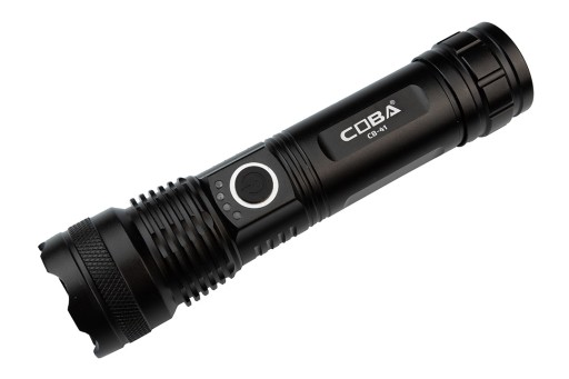 LATARKA TURYSTYCZNA COBA XHP50 WOJSKOWA 18650 AKUMULATOROWA TAKTYCZNA USB