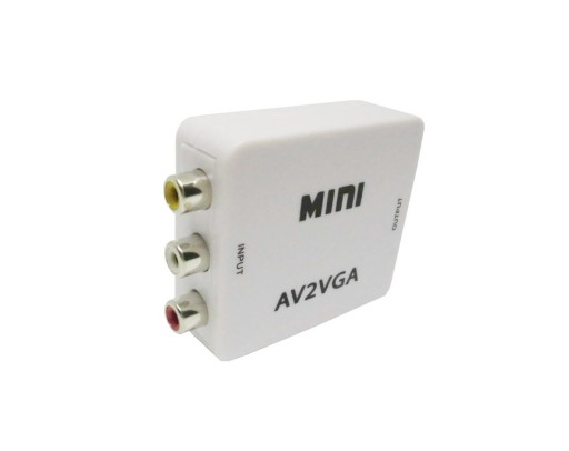 Композитный видеоконвертер CVBS AV в VGA D-SUB
