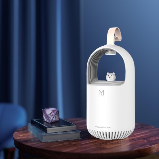 Portable Nights Light Trap Insect Catcher Electric Bugs Lamp Bug White