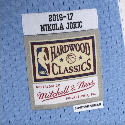 ФУТБОЛКА MITCHELL&NESS ROAD ИЗ ДЖЕРСИ ДЕНВЕР НАГГЕТС КОЛУМБИЯ СИНЯЯ ФУТБОЛКА - XL