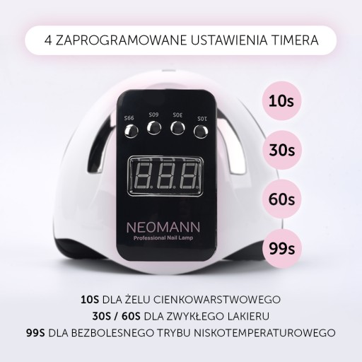 УФ-лампа NEOMANN для гелевых ногтей - лампа 280 Вт и 66, профессиональная лампа