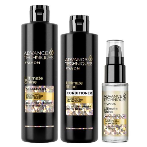 НАБОР ИЗ 3 ШТ. СУМОЧКА AVON С БЛЕСКНЫМ БЛЕСКОМ