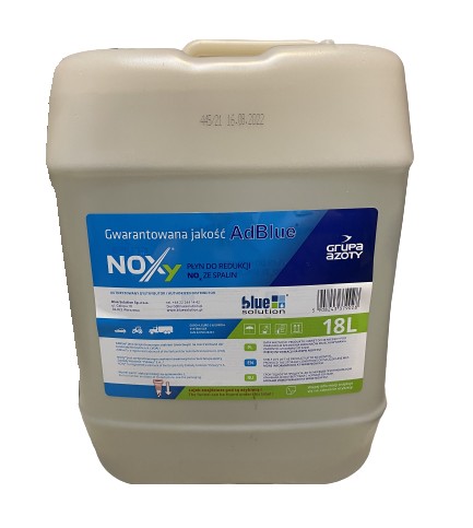 NOXy Жидкая добавка Ad Blue AdBlue воронка 18л для SCR