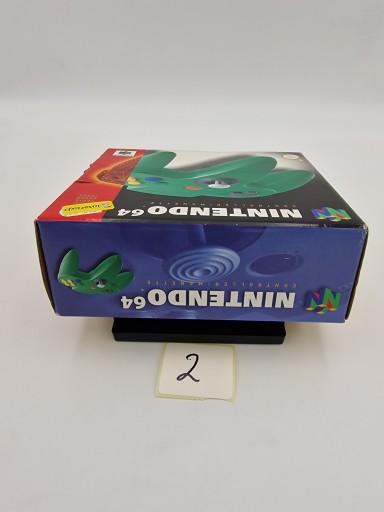 ОРИГИНАЛЬНЫЙ ПАНЕЛЬ NINTENDO 64, ЗЕЛЕНАЯ КАРТОННАЯ КОРОБКА