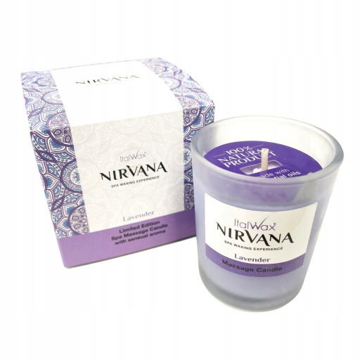 ItalWax NIRVANA Lawenda do depilacji SPA wosk olej