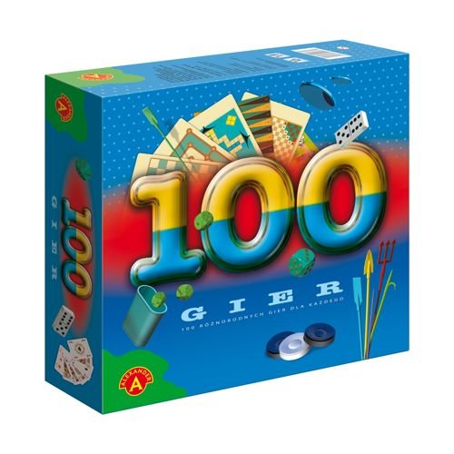 ZESTAW 100 GIER PLANSZOWE, ZRĘCZNOŚCIOWE ALEXANDER