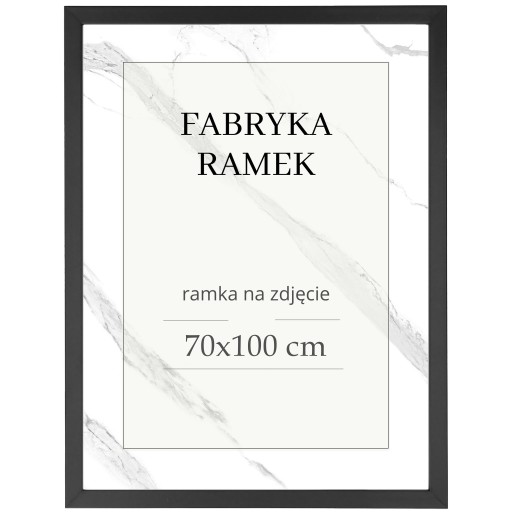 Рамка 70х100 фоторамка В1 черная рамка