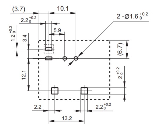 [1шт] Автореле HFKP-012-1Z4 HONGFA 45A