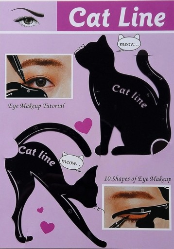 Шаблон для макияжа CAT LINE линии CAT EYE