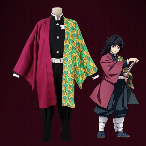 KOSTIUM ANIME COSPLAY TOMIOKA GIYUU -150